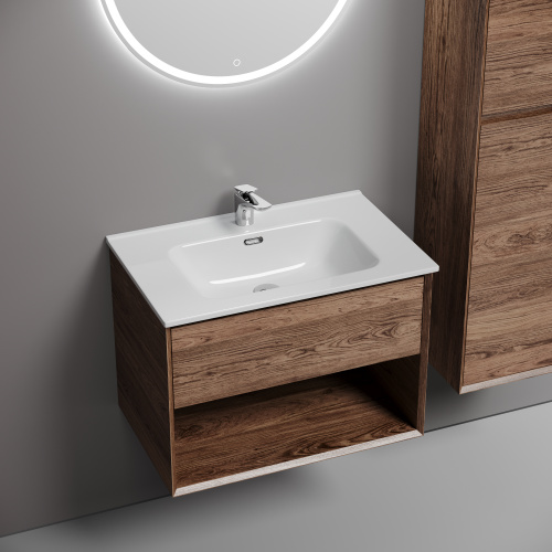 Тумба под раковину Sancos Marmi 1.0 MR1.070ECH 69х45х52 подвесная цвет дуб чарльстон - фото 4